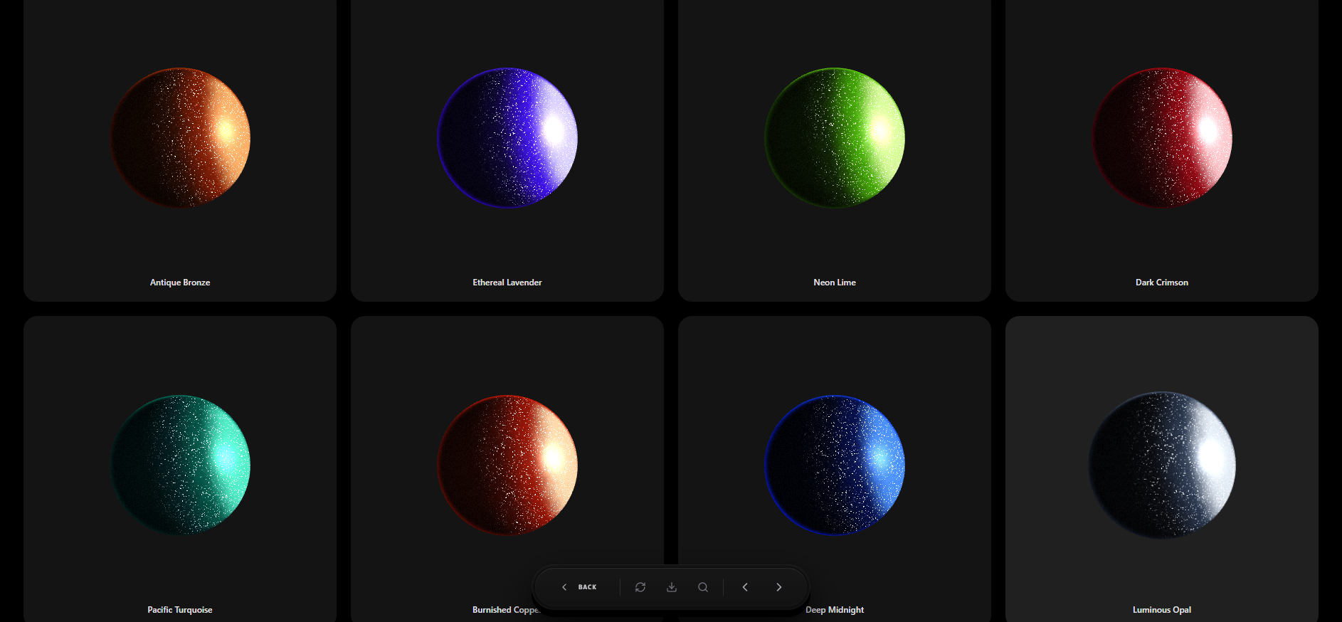 3D Crystal Globe Shader – animated shader background