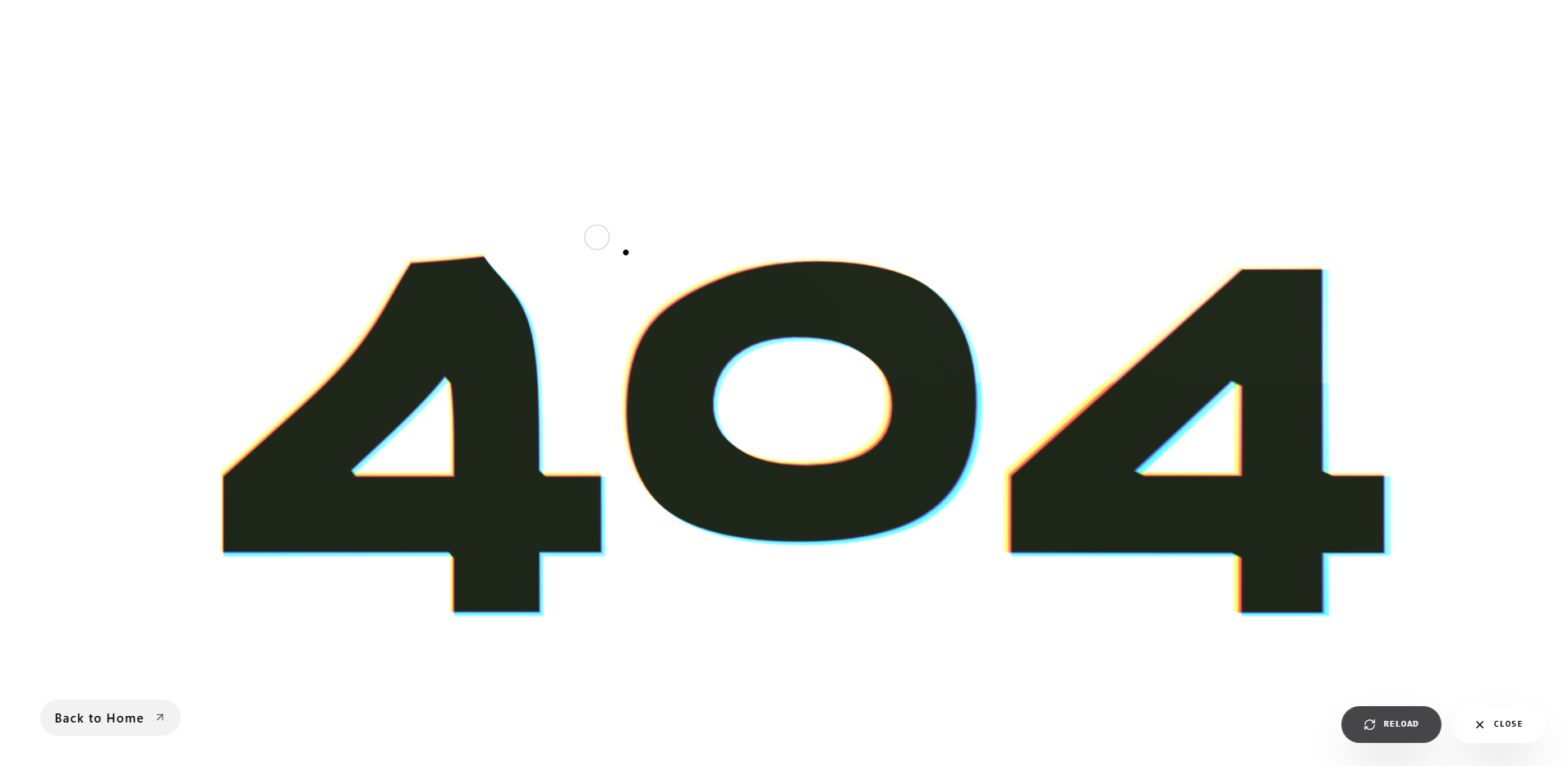 Frosted Glass Error 404 V3 – 404 page UI design
