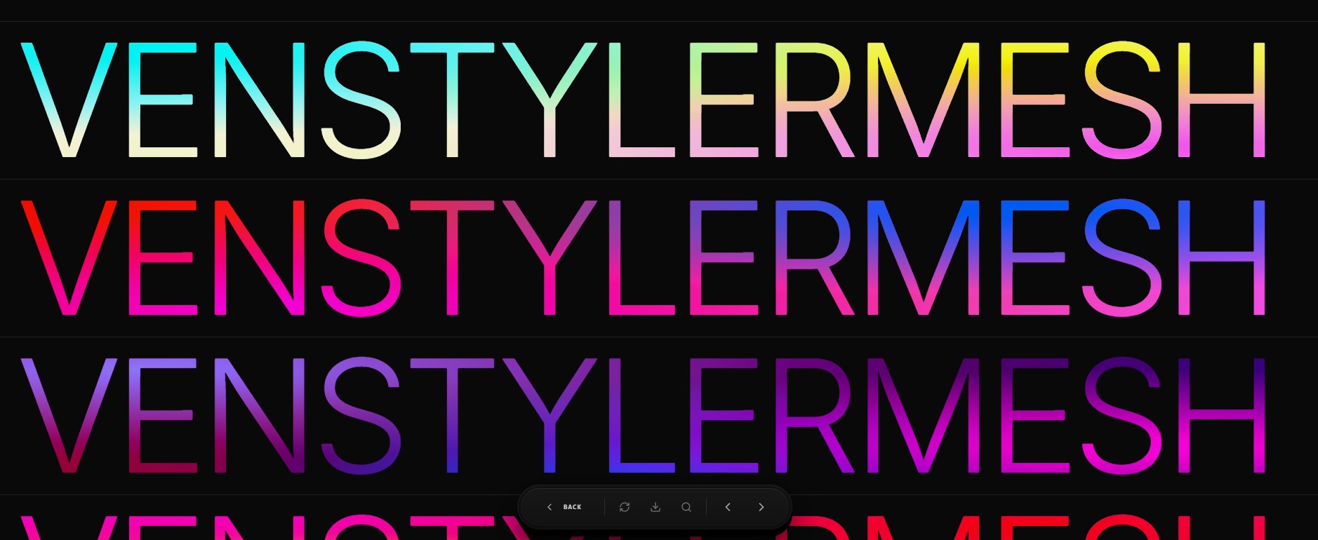 Grainy Gradient Text – website text animation effect