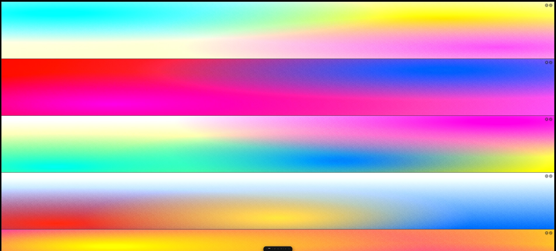 Grainy Mesh Gradients – image gallery UI design