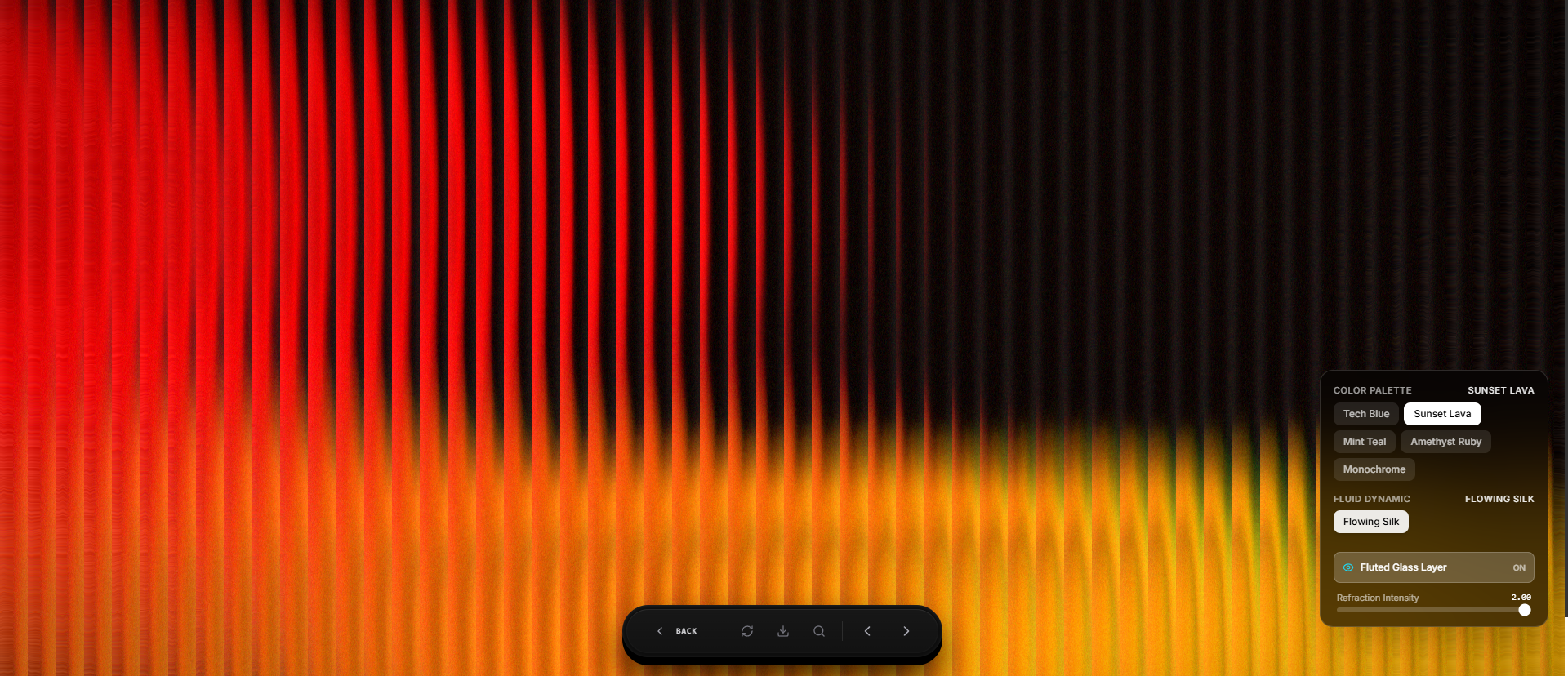 Liquid Gradient Hero V2 – hero section UI design