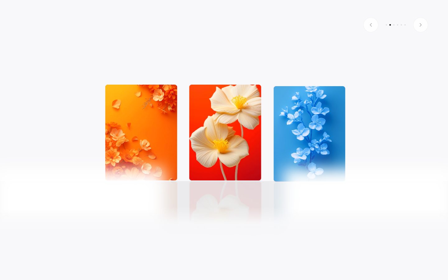 Aesthetic Sequence – image gallery UI design