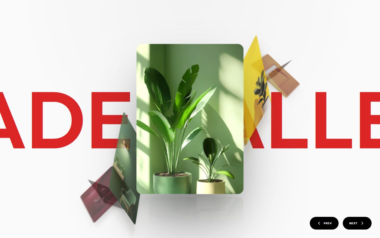 Architectural Blade Slider – image slider UI design