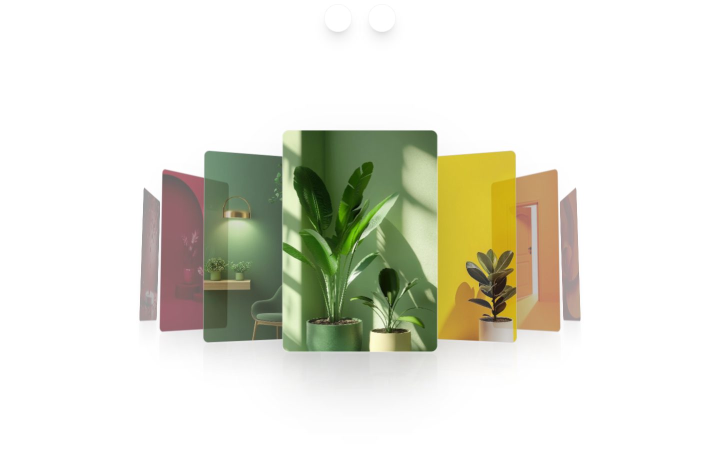 Cylindrical 3D Slider – image slider UI design