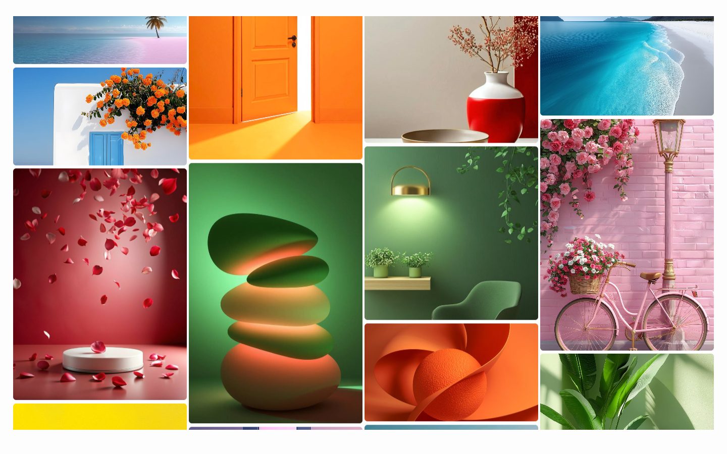 Dynamic Motion Gallery – image gallery UI design