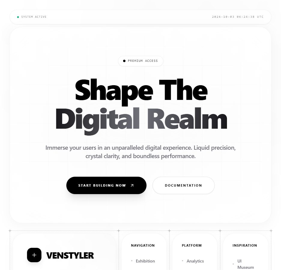 Footer Liquid – website footer UI design