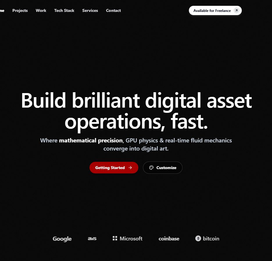 Hero Liquid Section – hero section UI design