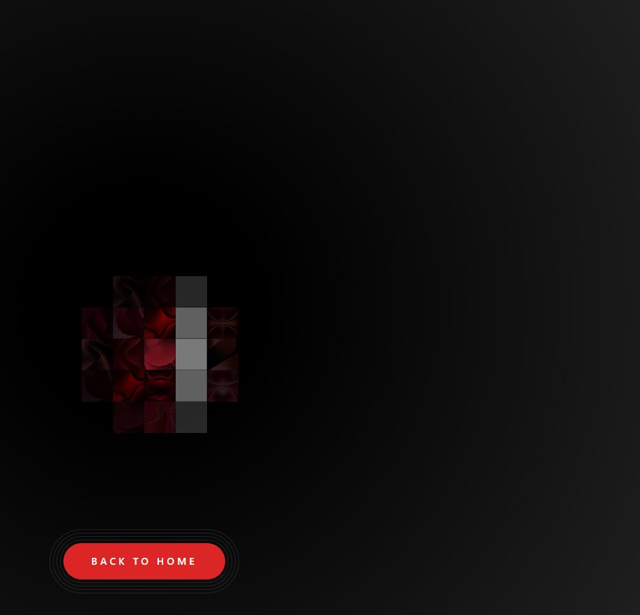 Kinetic Grid 404 – 404 page UI design