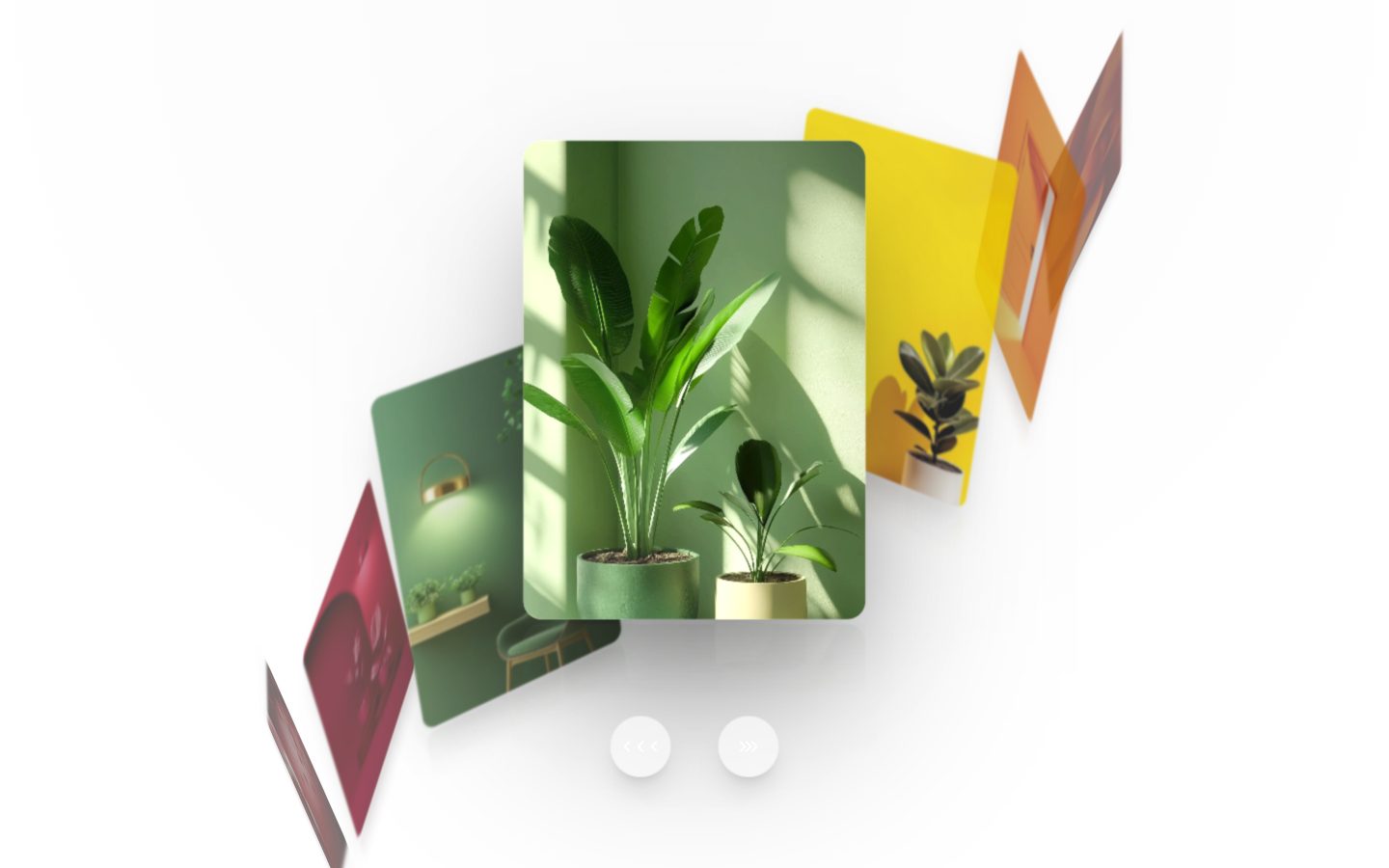 Kinetic Vortex 3D Slider – image slider UI design