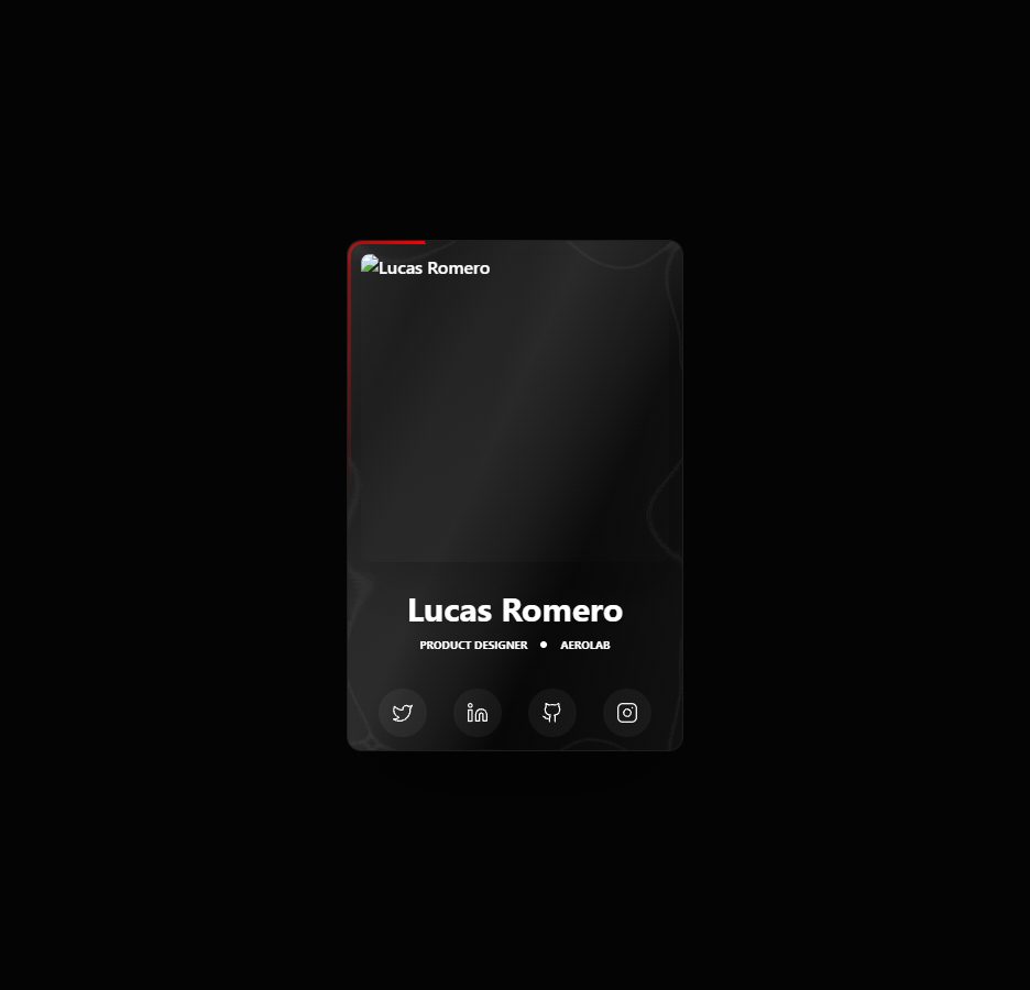 Liquid Glass Card – card UI design