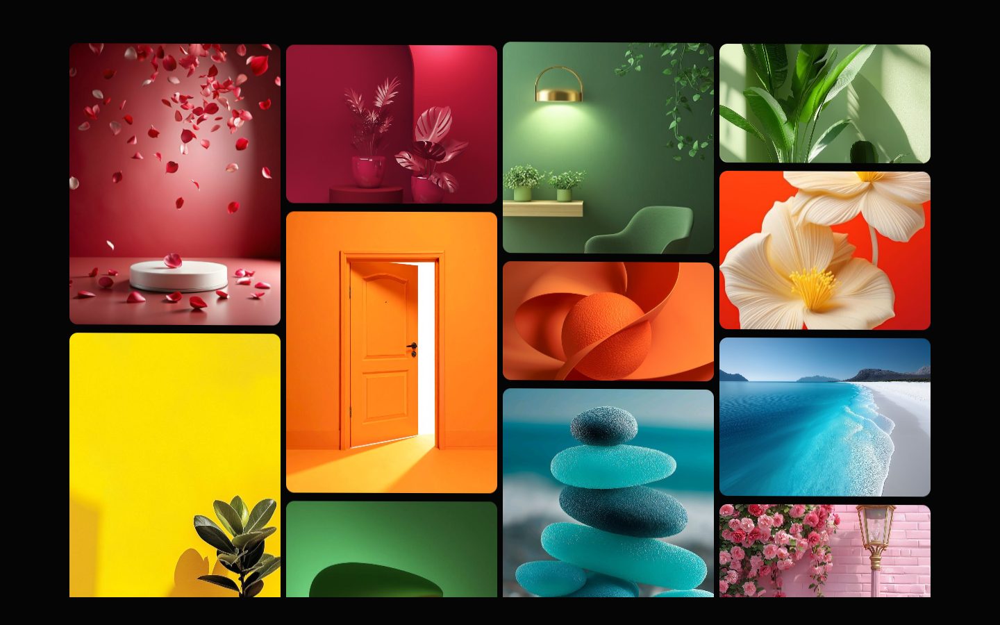 Motion Gallery – image gallery UI design