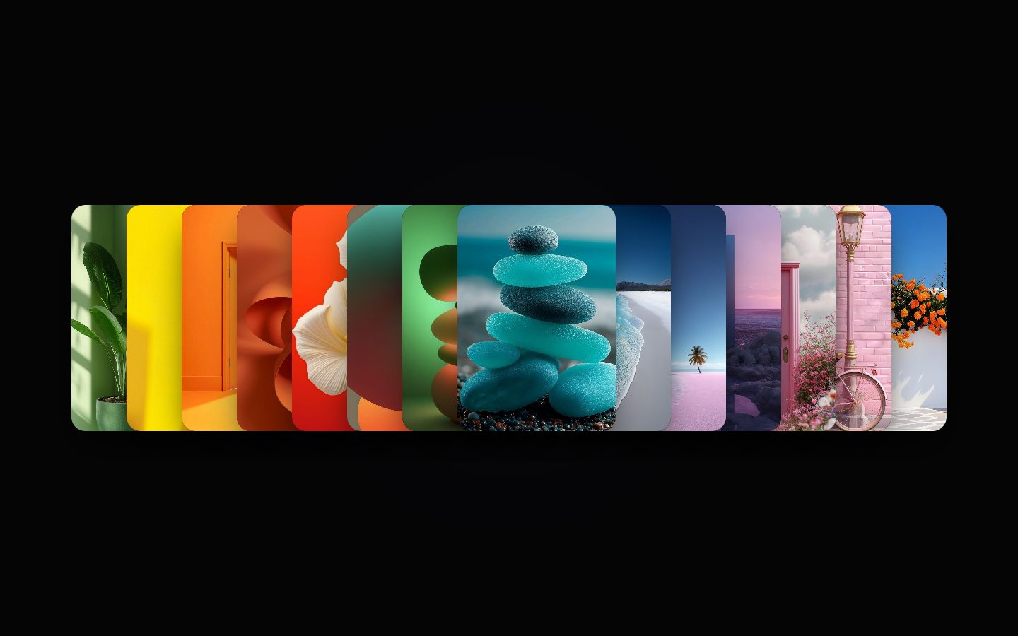 Motion Tiles – image gallery UI design