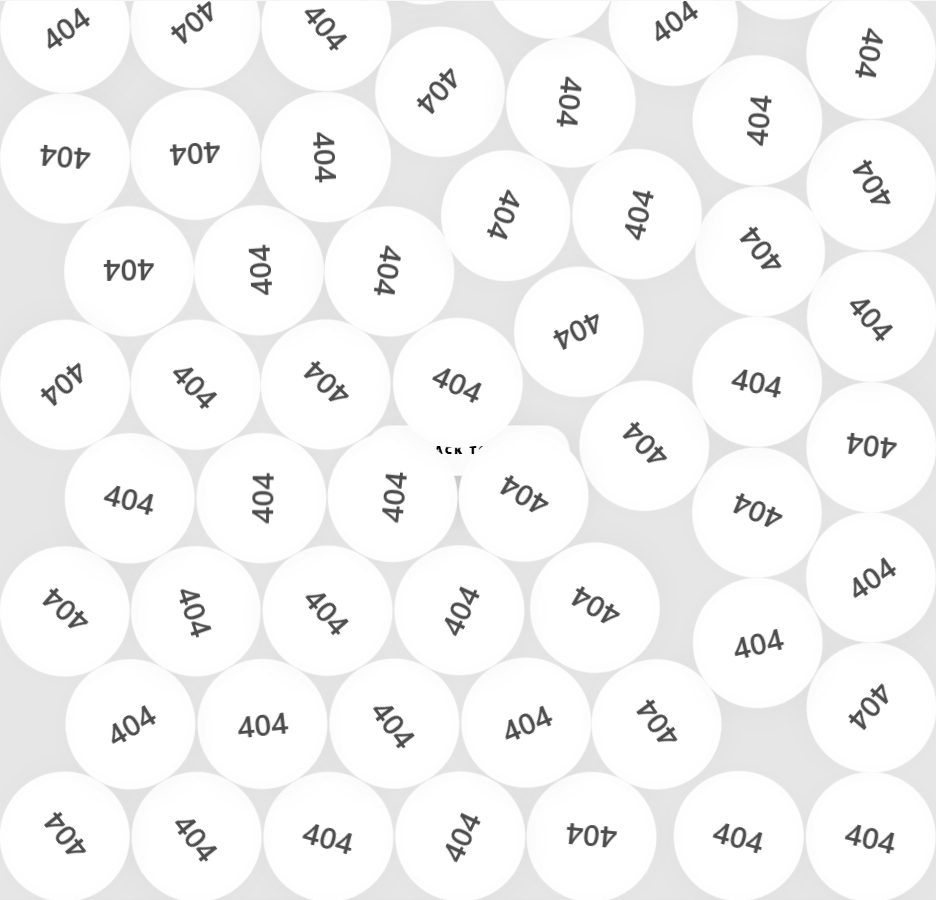 Bouncing 404 Physics – 404 page UI design