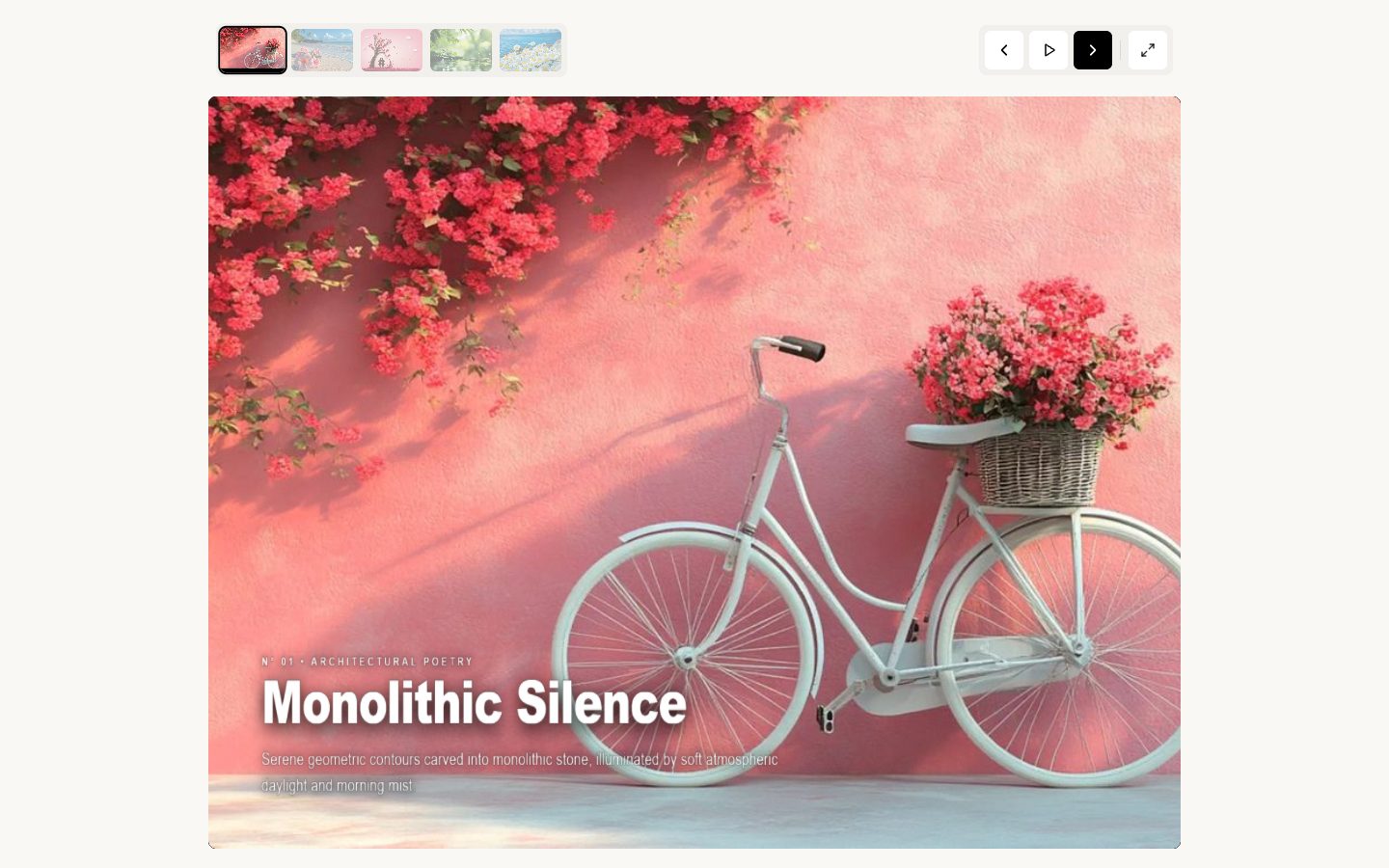 Quantum Probability Wave Shader Slider (V4) – image slider UI design