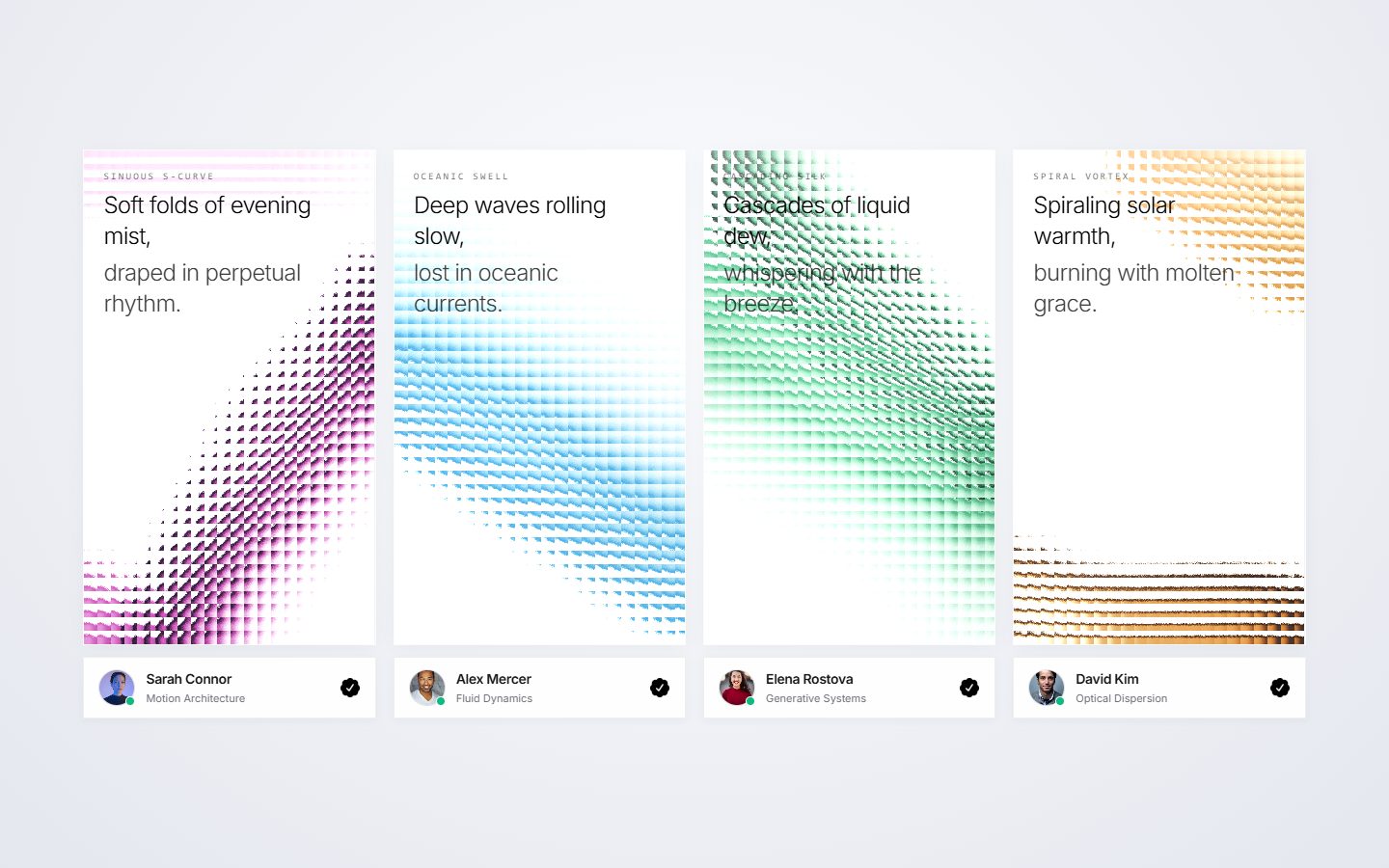 Silk Shader Coverflow V4 – image slider UI design