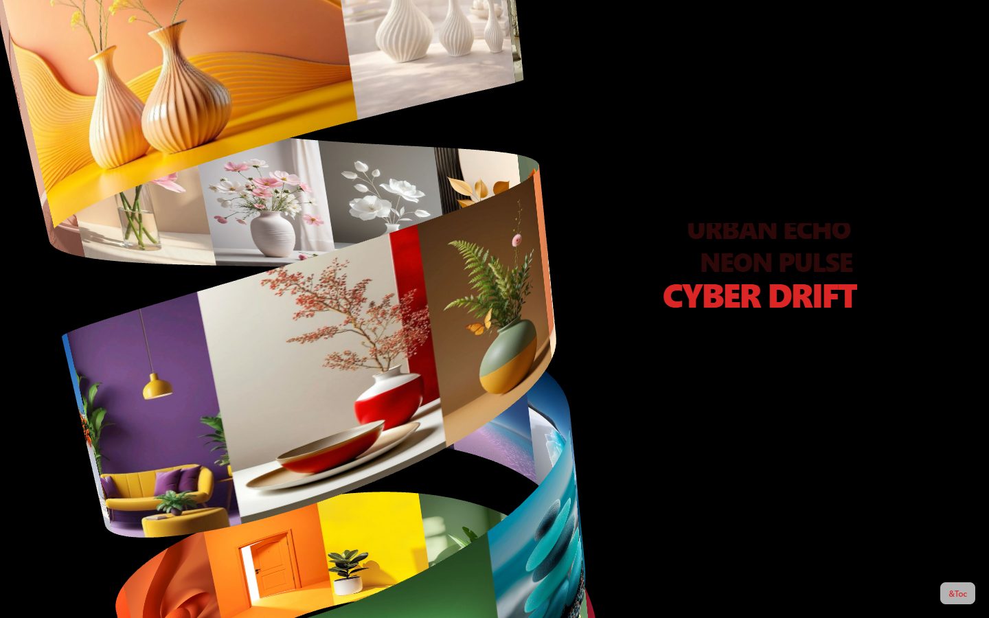 Spiral Gallery – image gallery UI design