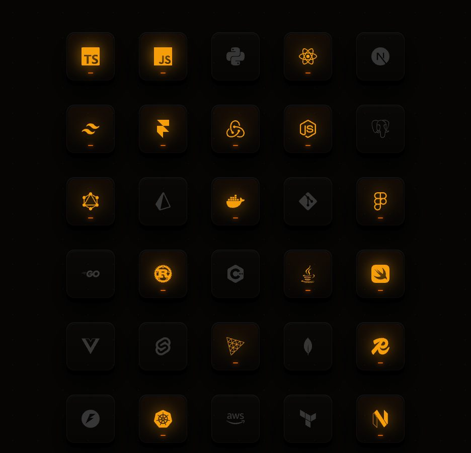 Mechanical Tech Skill Grid – GSAP animation example