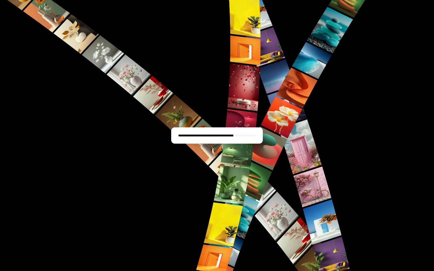 Three Image Bands – image gallery UI design