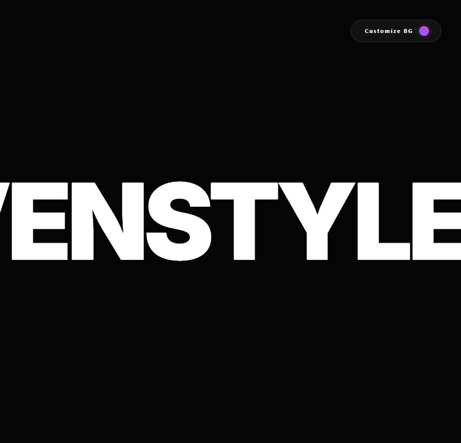 Venstyler Ripple Animation – hero section UI design